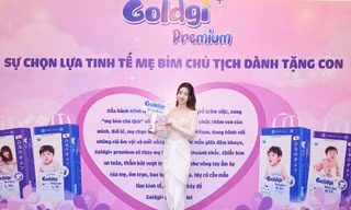 Hoa hậu Đỗ Mỹ Linh chính thức trở thành Đại sứ độc quyền thương hiệu Bỉm Nhật Goldgi