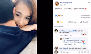 Bức ảnh của Phương Oanh đạt lượng like kỷ lục trong thời gian ngắn. 