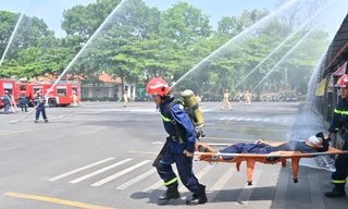 Vedan Việt Nam tổ chức thực tập phương án 'phòng cháy chữa cháy và cứu nạn cứu hộ' năm 2024