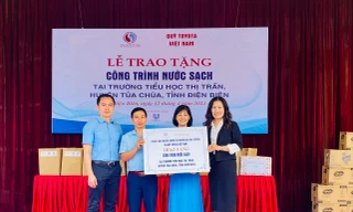 Quỹ Toyota Việt Nam mang nước sạch đến “vùng khát” của tỉnh Điện Biên
