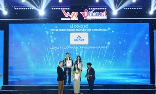 Tập đoàn Hòa Phát 10 năm liền trong Top 10 doanh nghiệp tư nhân lớn nhất Việt Nam