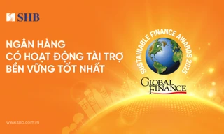 SHB năm thứ ba liên tiếp được vinh danh 'Ngân hàng Việt Nam có hoạt động Tài trợ Bền vững tốt nhất'