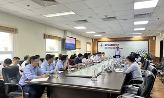 Lãnh đạo EVNGENCO3 thăm và làm việc tại Nhiệt điện Mông Dương sau bão Yagi