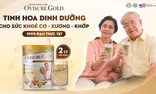 Sữa hạt Ovisure Gold - Vững bước cùng bạn, bảo vệ xương khớp chắc khoẻ mỗi ngày
