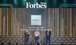 Habeco được vinh danh top 25 thương hiệu F&B dẫn đầu của Forbes Việt Nam 