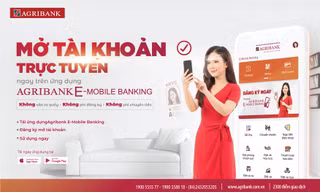 Agribank triển khai mở tài khoản trực tuyến bằng định danh điện tử (eKYC)