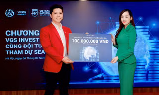 VGS Invest hỗ trợ 100 triệu đồng cho Đội tuyển golf Quốc gia tham dự SEA Games 32