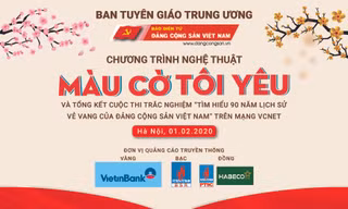 Tưng bừng đón Xuân cùng chương trình nghệ thuật 'Màu cờ tôi yêu'