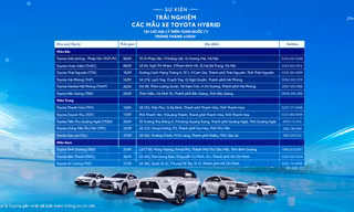 Cơ hội tham dự sự kiện trải nghiệm các mẫu xe Toyota Hybrid trong tháng 1/2024