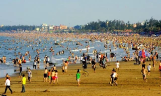 Một góc phố biển Cửa Lò