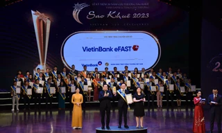 Ngân hàng số cho doanh nghiệp của VietinBank được vinh danh Sao Khuê 2023