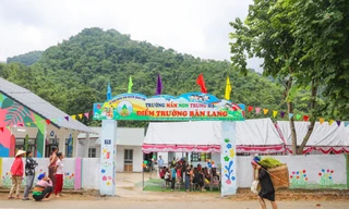 Gần 45 tấn vật liệu tái chế góp phần xây dựng ngôi trường mầm non xinh đẹp 