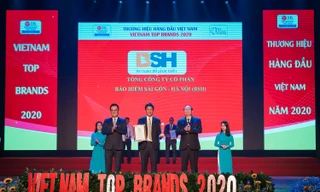 Bảo hiểm BSH là 1 trong 10 thương hiệu hàng đầu Việt Nam năm 2020