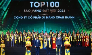 Xi Măng Xuân Thành lần thứ 4 được vinh danh giải thưởng Sao Vàng đất Việt 