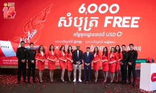 AirAsia Campuchia chính thức khai trương ba đường bay nội địa mới