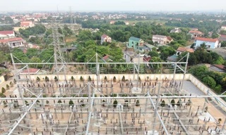 Công trình sân phân phối TBA 220kV Đồng Hới