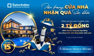 Eurowindow tưng bừng khuyến mãi, ưu đãi x3 