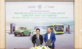 Xanh SM, V-GREEN Và CK Việt Nam hợp tác 'Điện hóa giao thông' Nghệ An
