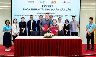 Kusto Home ký kết tài trợ dự án xây cầu cùng Hope Foundation