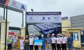 Rạng Đông tài trợ hệ thống chiếu sáng trị giá 1,8 tỷ đồng cho BV Dã chiến