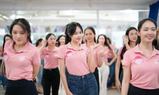 Top 3 HHVN 2022 duyên dáng trong chiếc áo polo Đồng phục Hải Anh