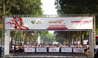 Chiến dịch 'chạy bộ' gây quỹ vì trái tim trẻ thơ thu hút hàng chục nghìn người tham gia 