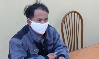 Đối tượng tại Cơ quan Cảnh sát điều tra.