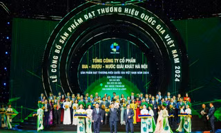HABECO được vinh danh Thương hiệu Quốc gia năm 2024 lần thứ 7 liên tiếp