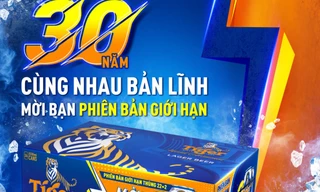 Tiger Beer ra mắt phiên bản thùng giới hạn đánh dấu mốc 30 năm cùng Việt Nam 'Đánh thức bản lĩnh'