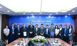 Hòa Phát trở thành doanh nghiệp duy nhất ở Đông Nam Á sản xuất ray tàu cao tốc