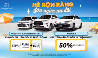 Thời điểm vàng mua xe: Toyota Vios, Veloz Cross và Avanza Premio ưu đãi hấp dẫn trong tháng 6 