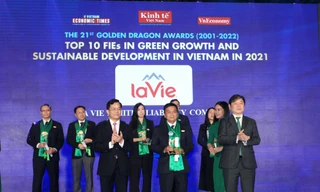 La Vie là hãng nước uống duy nhất vào Top 10 Doanh nghiệp FDI phát triển bền vững