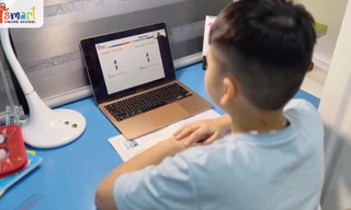 Bảo Thanh hào hứng với phương pháp giúp Bảo Bin tập trung cao độ khi học online