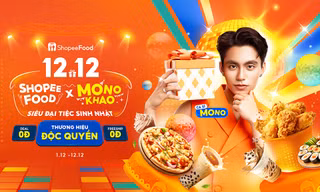 ShopeeFood đãi tiệc sinh nhật linh đình với nhiều quà tặng đặc biệt dành cho 'khách mời'