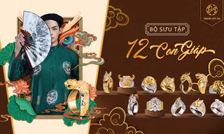 Tôn vinh giá trị văn hóa Việt qua bộ sưu tập nhẫn 12 con giáp