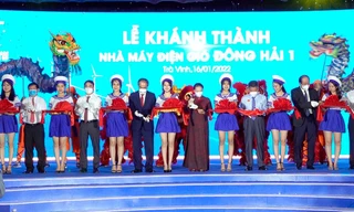 Trungnam Group khánh thành Nhà máy điện gió trên biển Đông Hải 1 