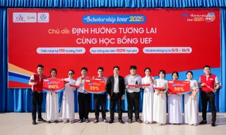 Hàng trăm học sinh lớp 12 được UEF 'tiếp sức' với nhiều suất học bổng sớm 