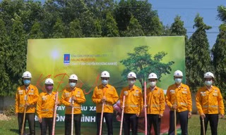 KĐN: Chung tay vì màu xanh trên công trình khí