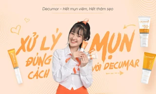 Xử lí mụn thâm sẹo hiệu quả với Decumar