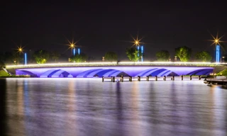 Mục sở thị những cây cầu đẹp như tranh trong lòng thành phố xanh Ecopark