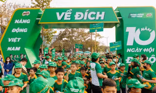7.500 người tham gia Ngày hội đi bộ Nestlé MILO tại Nghệ An