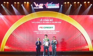FE CREDIT khẳng định vị thế dẫn đầu trong Top 5 Công ty Uy tín Ngành Tài chính năm 2024