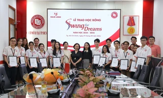 Tập đoàn Nam Long trao 72 suất học bổng 'Swing for Dreams' cho sinh viên tại TPHCM 