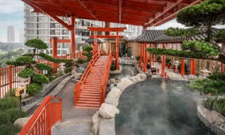 Có gì trong tổ hợp khoáng nóng Nhật Bản Mori Onsen cách hồ Hoàn Kiếm 14km?