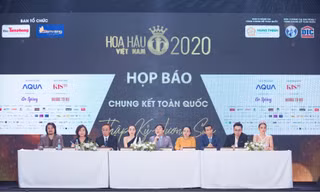 Mỹ phẩm KIS22 đồng hành cùng Hoa hậu Việt Nam 2020 trong buổi họp báo chung kết toàn quốc