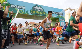 2000 runner 'phủ xanh' thành phố Phủ Lý tại giải chạy YIC Hanam Green Race 