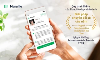 Quy trình M-Pro của Manulife đạt giải thưởng châu Á về sáng kiến chuyển đổi số