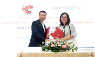 Con bò cười ký kết hợp tác 3 năm cùng Operation Smile giai đoạn 2021-2023