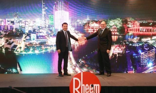 Rheem Việt Nam bắt tay cùng An Biên mở đầu hoạt động phân phối máy nước nóng gia đình