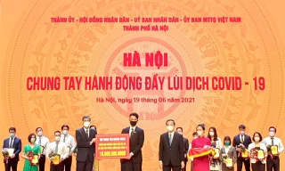 Tập đoàn Tân Hoàng Minh ủng hộ 20 tỷ đồng, quyết tâm cùng Hà Nội đẩy lùi dịch COVID-19